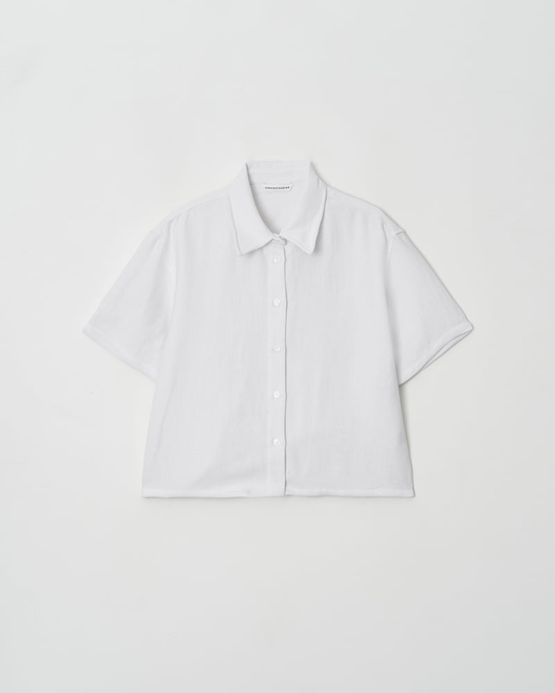 Understanding - Korean Women Fashion - #momslook - Wire Short Sleeved Shirt - 7