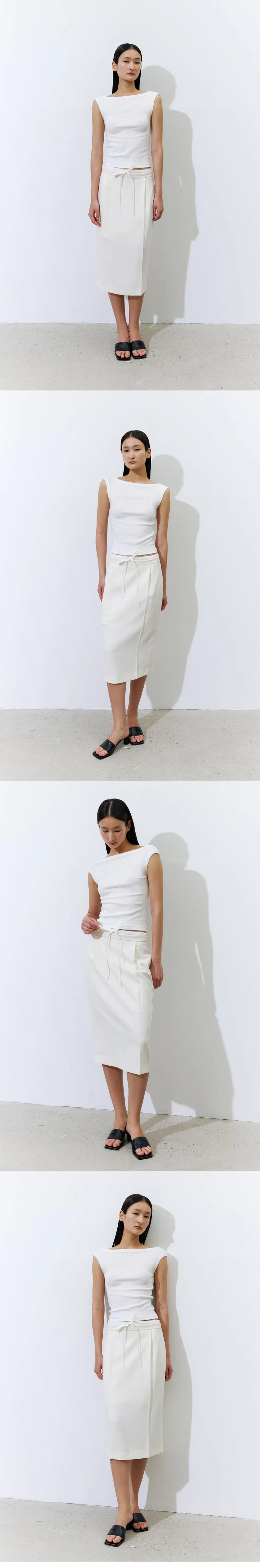 Understanding - Korean Women Fashion - #momslook - Wide Off-shoulder Sleeveless