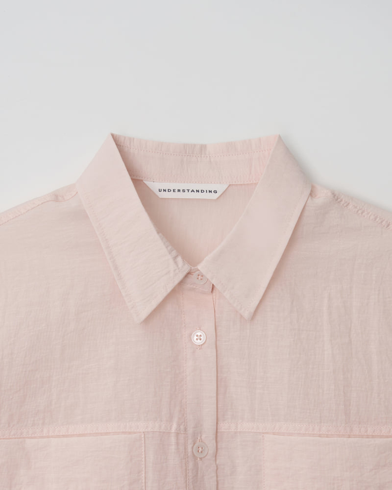 Understanding - Korean Women Fashion - #momslook - Two-pocket Short-sleeved Shirt - 8