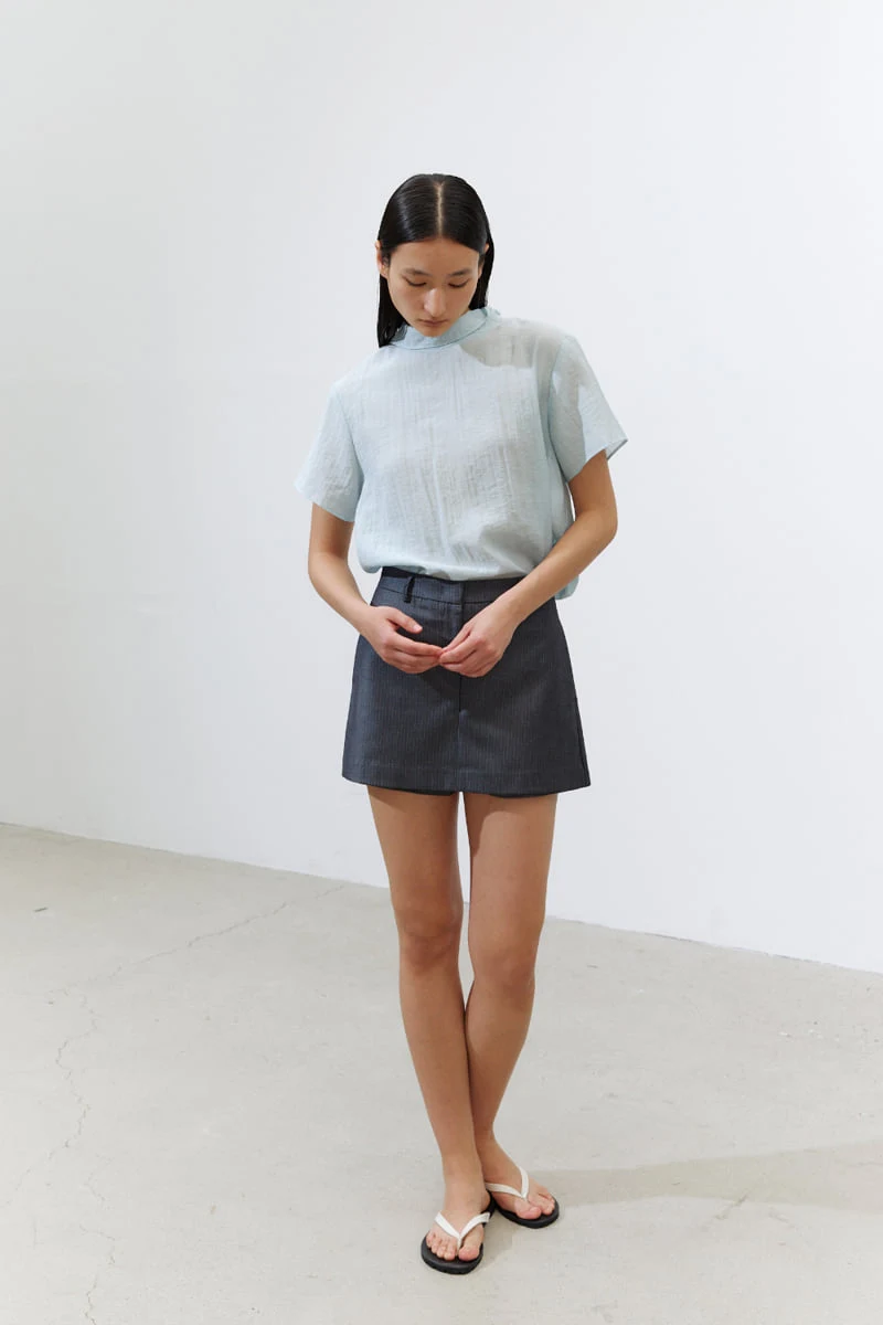 Understanding - Korean Women Fashion - #thelittlethings - Half-tie Blouse - 4