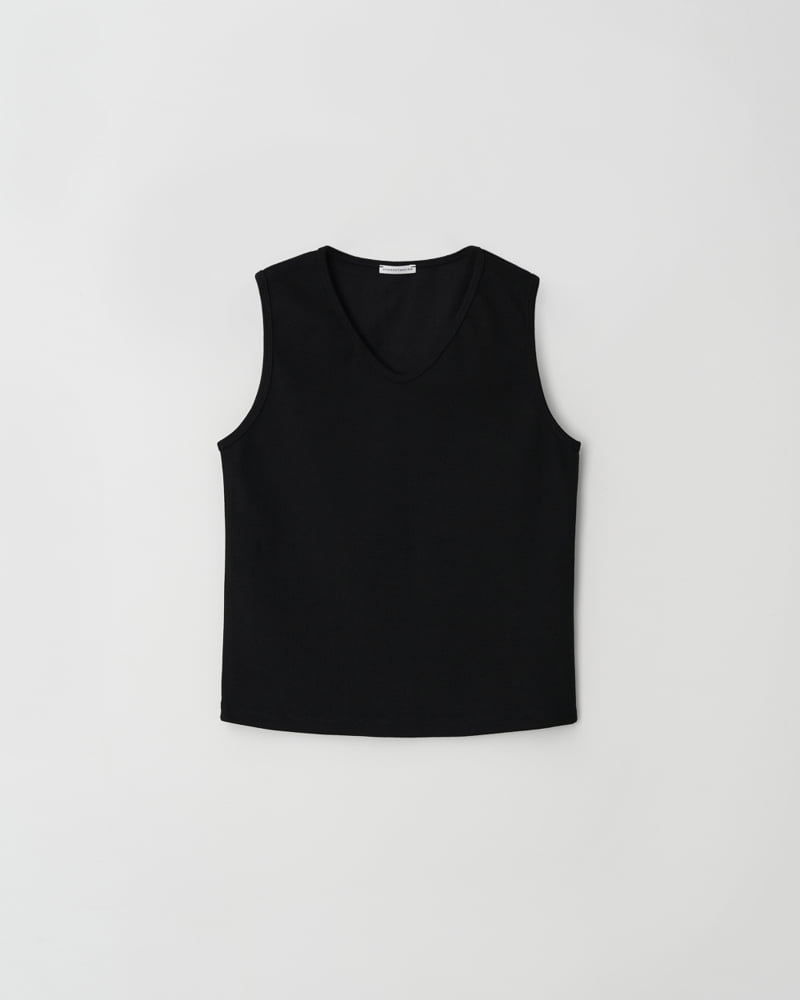 Understanding - Korean Women Fashion - #shopsmall - Narrow V-neck Sleeveless - 7