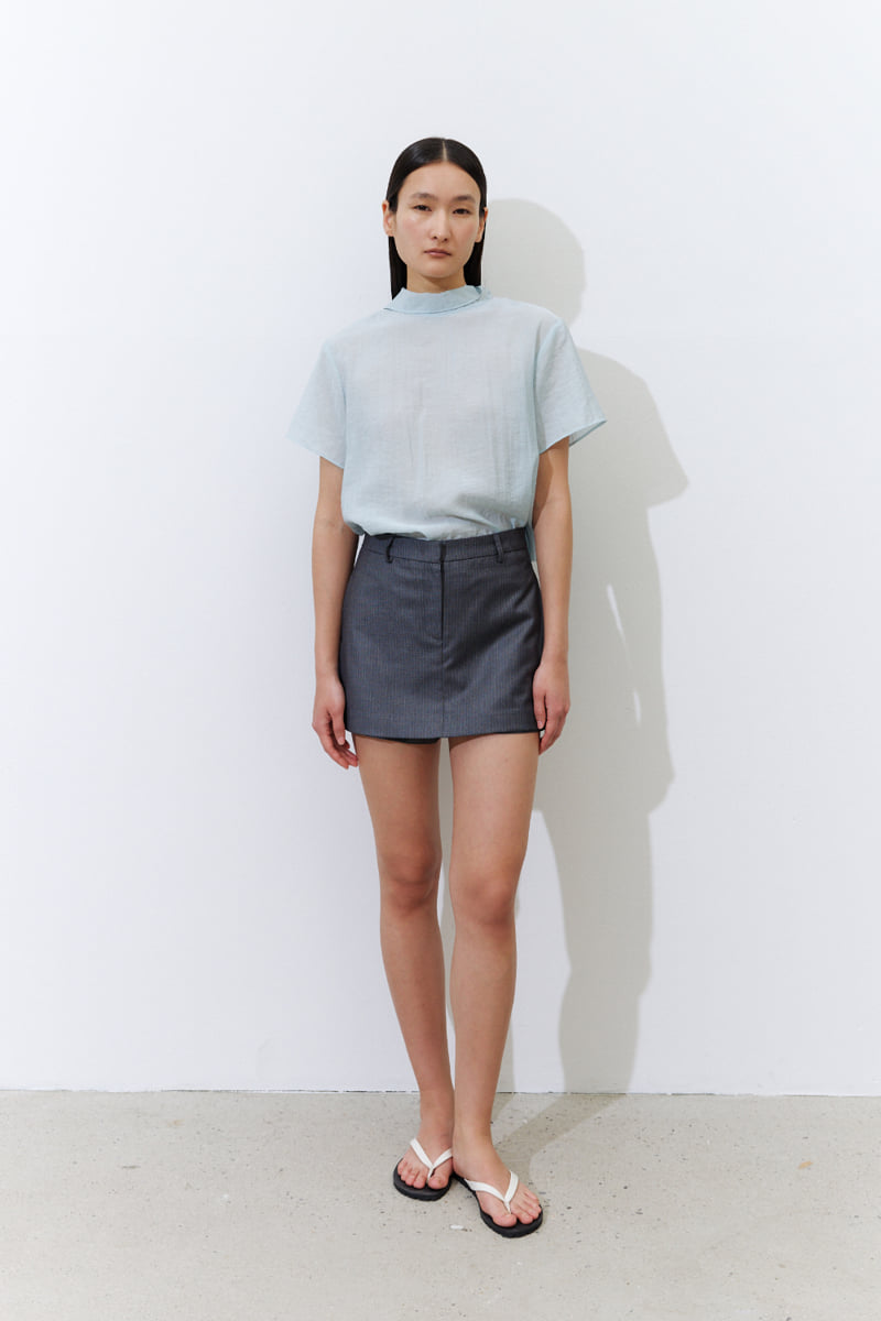 Understanding - Korean Women Fashion - #shopsmall - Half-tie Blouse