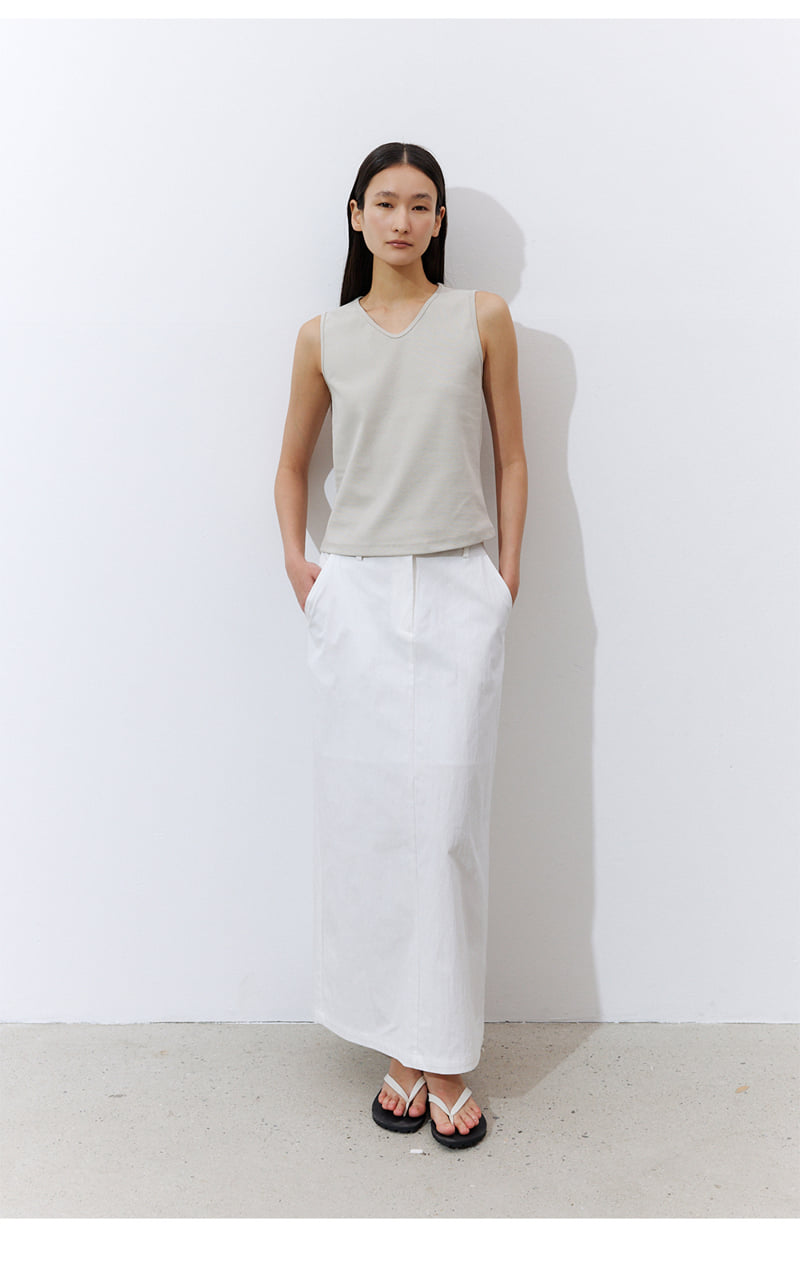 Understanding - Korean Women Fashion - #thatsdarling - Cotton Long Skirt - 3