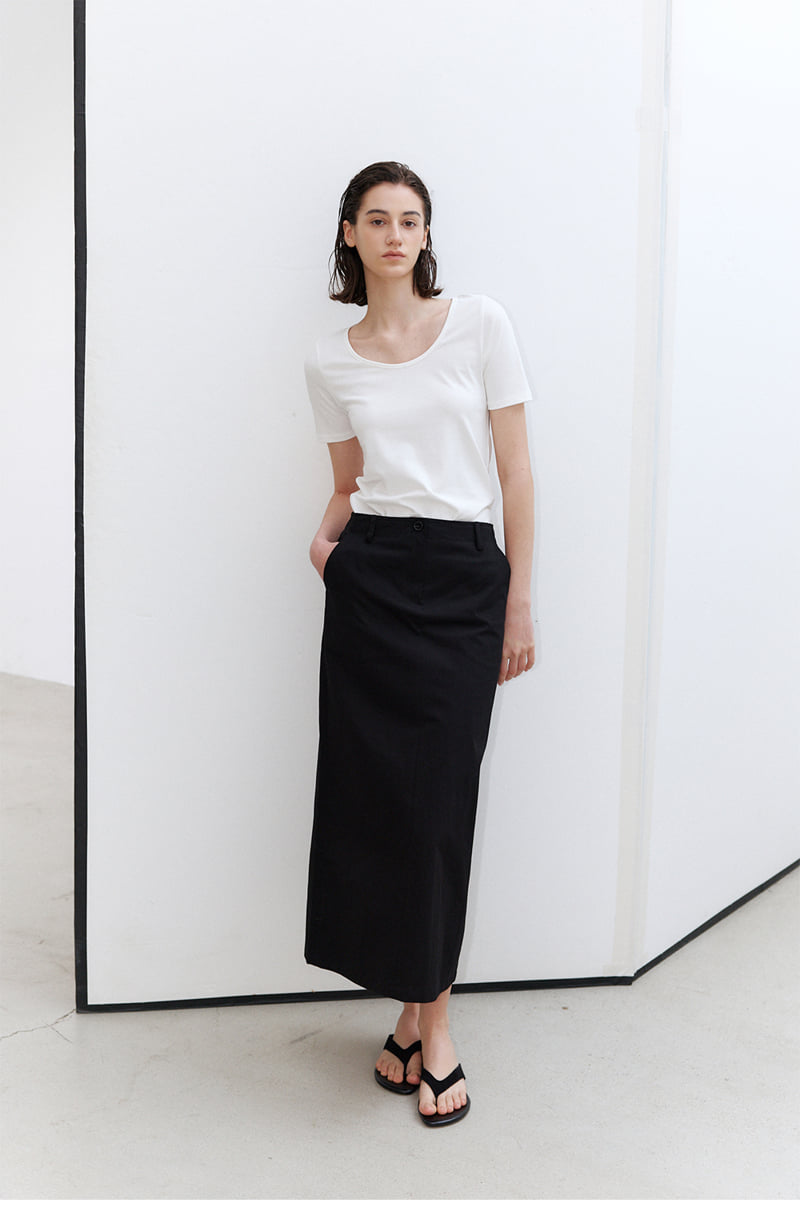 Understanding - Korean Women Fashion - #thatsdarling - Cotton Long Skirt - 4