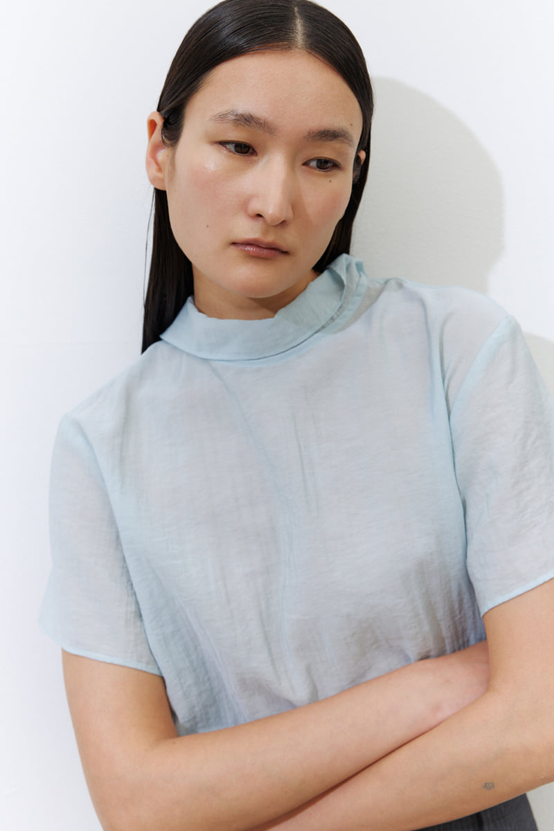 Understanding - Korean Women Fashion - #thelittlethings - Half-tie Blouse - 3