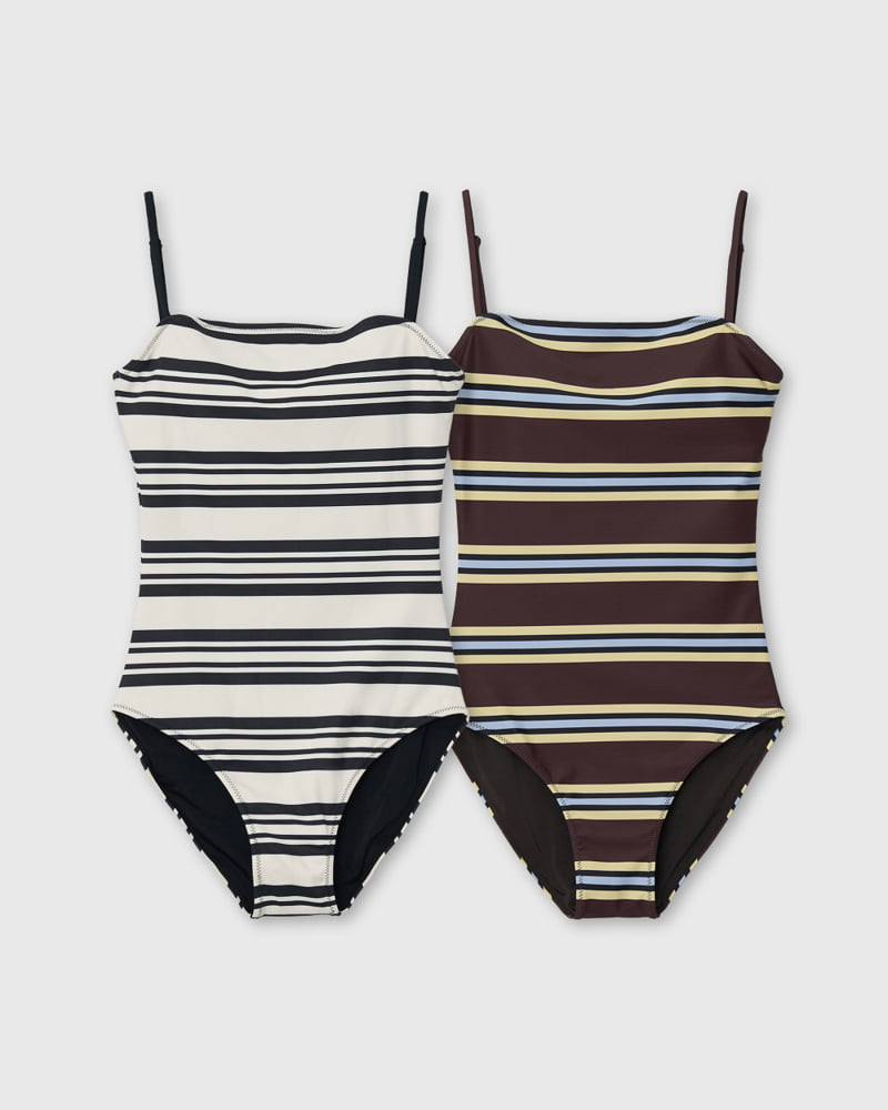 Understanding - Korean Women Fashion - #womensfashion - Striped Monokini - 12