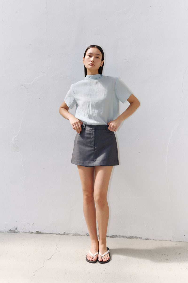 Understanding - Korean Women Fashion - #womensfashion - Half-tie Blouse - 5