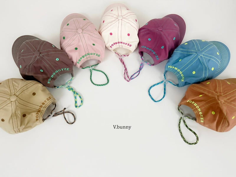 V Bunny - Korean Children Fashion - #prettylittlegirls - P.Dot Cap - 3