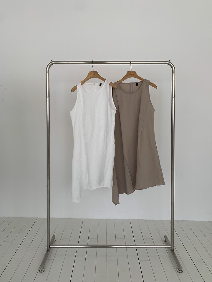 Vive L - Korean Women Fashion - #momslook - Pintuck Diagonal One-piece