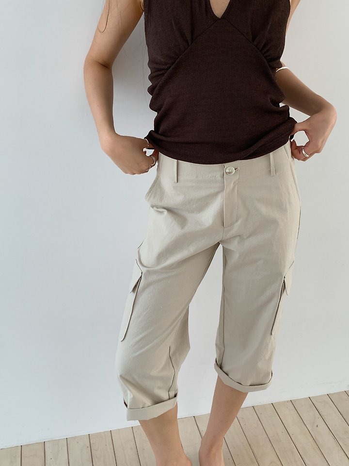 Vive L - Korean Women Fashion - #momslook - Capri Pants - 6
