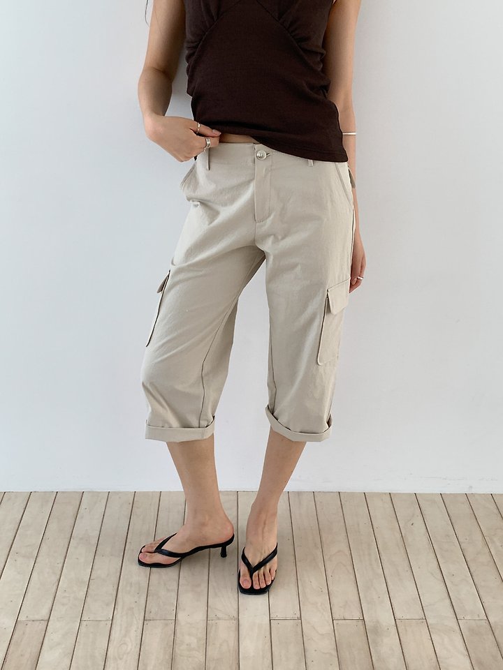Vive L - Korean Women Fashion - #momslook - Capri Pants - 8