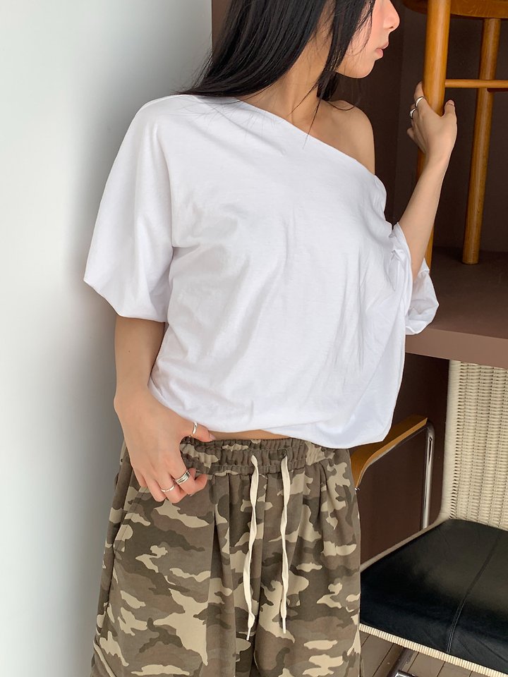 Vive L - Korean Women Fashion - #momslook - Wing Puff Tee - 9