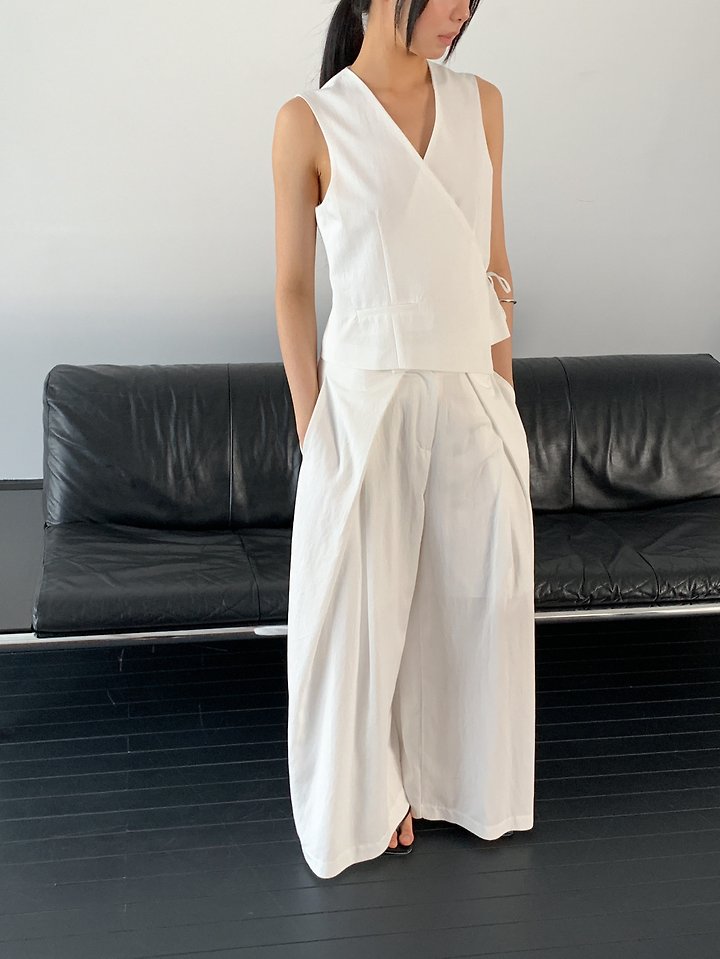 Vive L - Korean Women Fashion - #momslook - Mare Wide Pants - 2