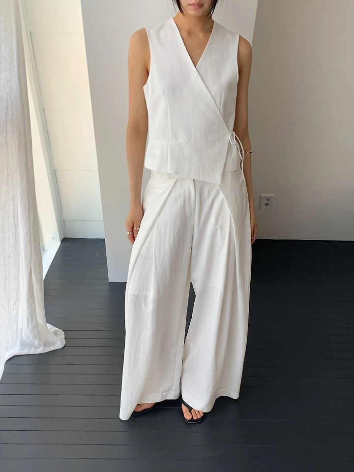 Vive L - Korean Women Fashion - #momslook - Mare Wide Pants - 8