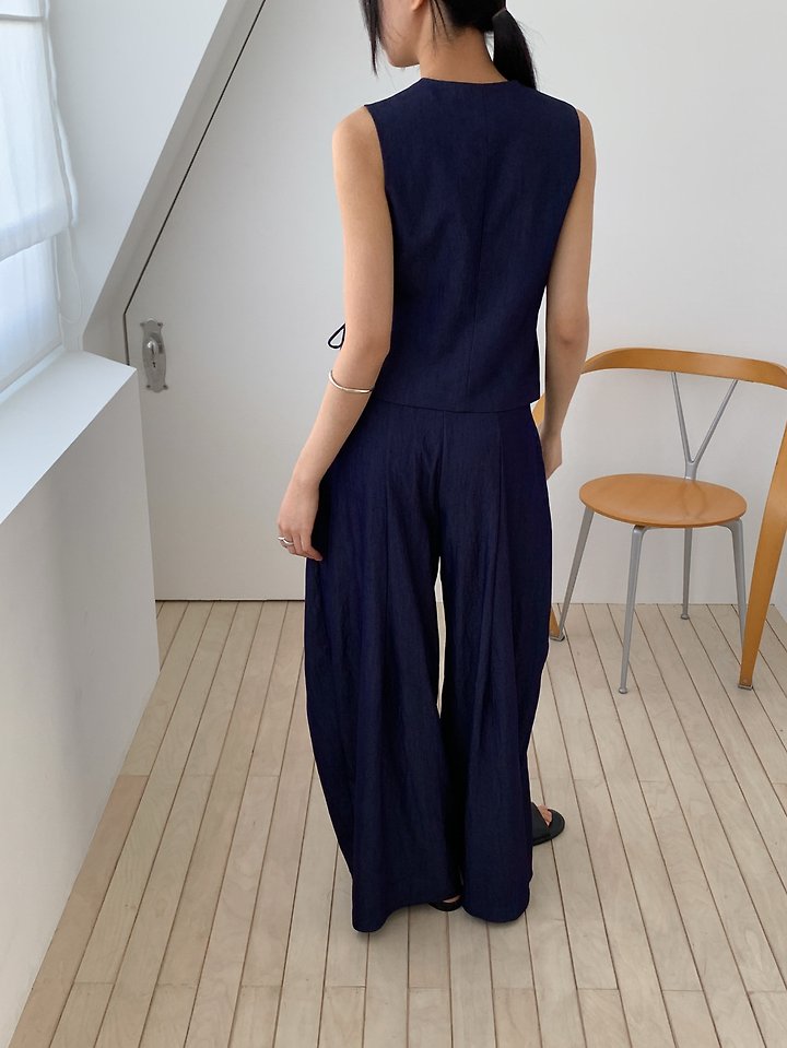 Vive L - Korean Women Fashion - #momslook - Mare Wrap Vest - 7