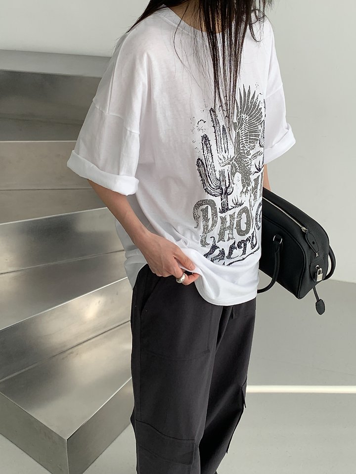 Vive L - Korean Women Fashion - #momslook - Cactus Tee - 2