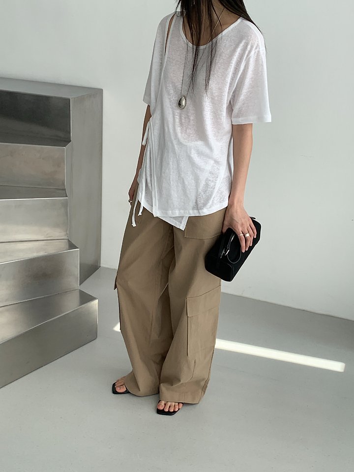 Vive L - Korean Women Fashion - #momslook - Multi Cargo Pants - 11
