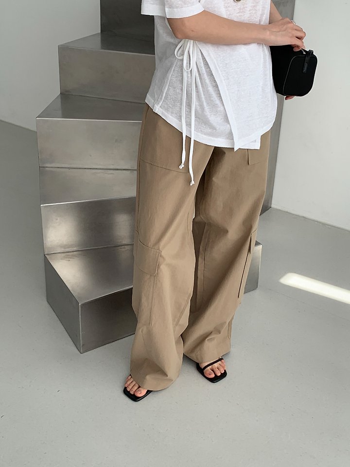 Vive L - Korean Women Fashion - #momslook - Multi Cargo Pants - 9