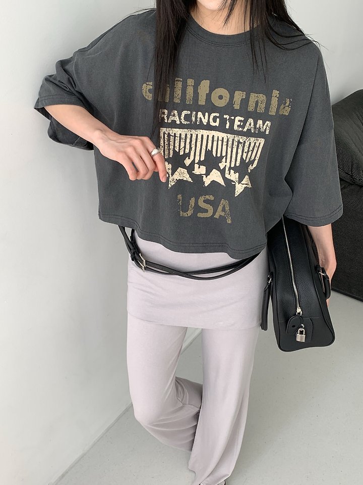 Vive L - Korean Women Fashion - #momslook - Star Graphic Tee - 10