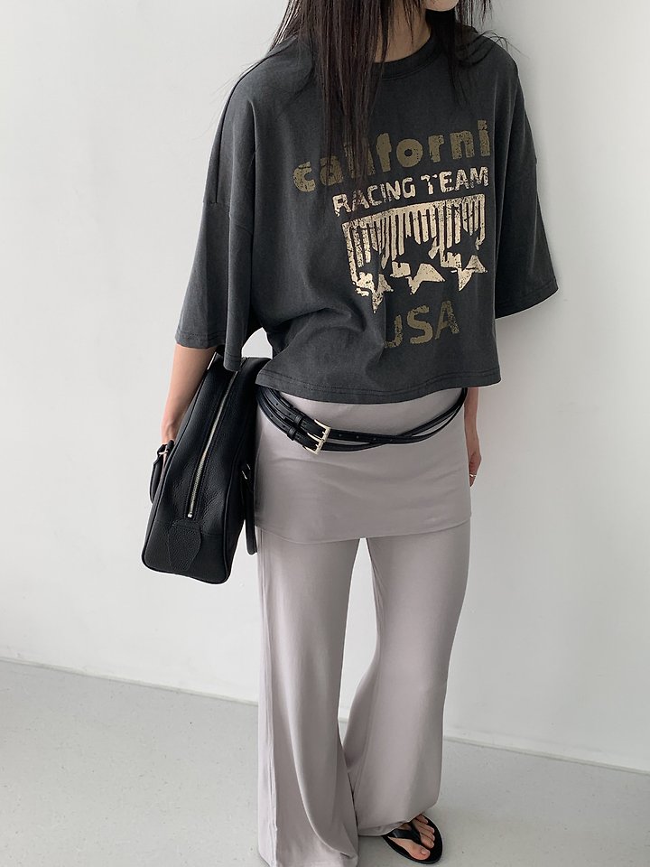 Vive L - Korean Women Fashion - #momslook - Star Graphic Tee - 12