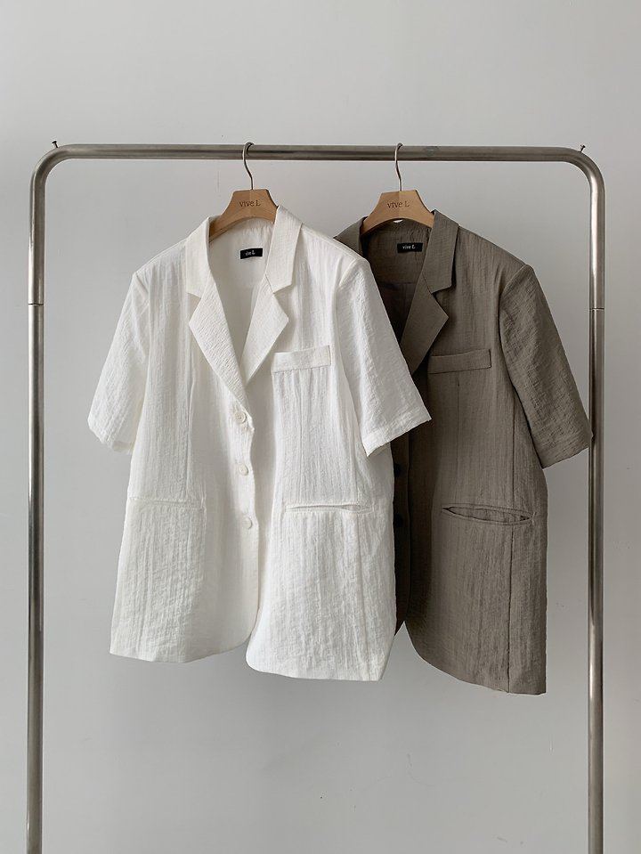 Vive L - Korean Women Fashion - #momslook - Three-Button Jacket