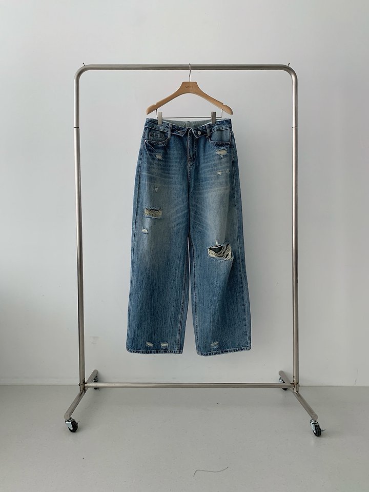 Vive L - Korean Women Fashion - #momslook - Summer Hot Denim