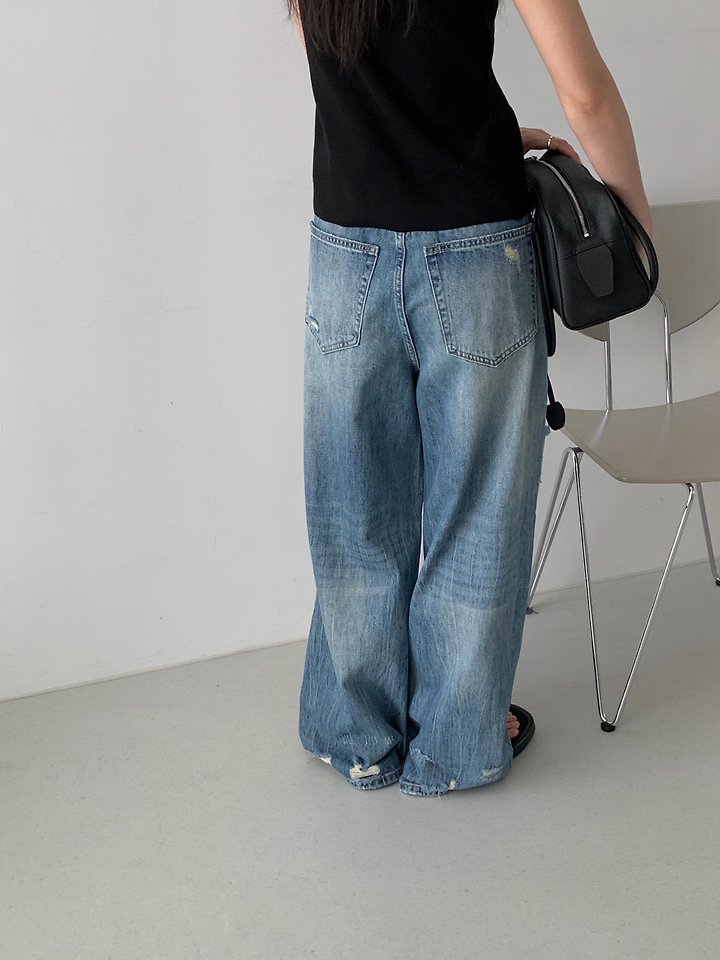 Vive L - Korean Women Fashion - #momslook - Summer Hot Denim - 8