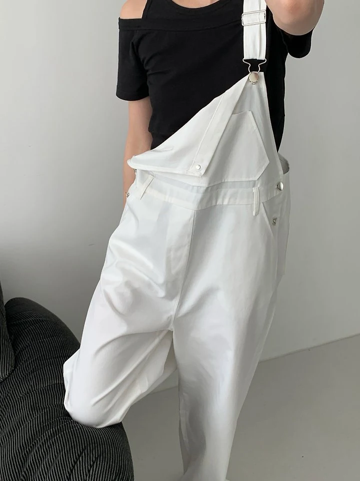 Vive L - Korean Women Fashion - #momslook - Cotton Overall Pants - 7