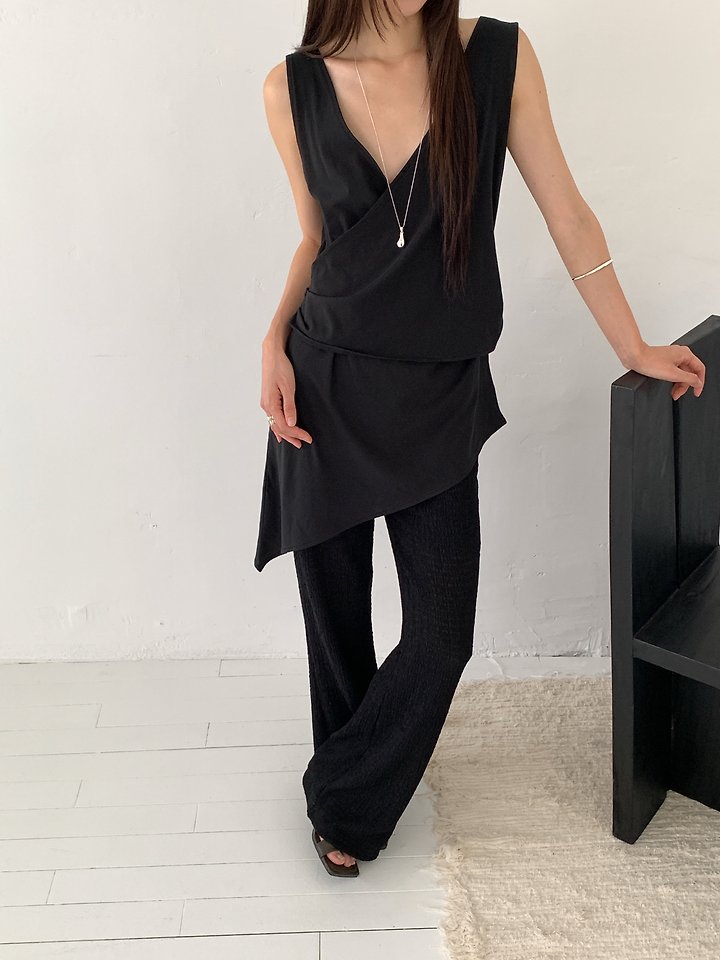 Vive L - Korean Women Fashion - #pursuepretty - Pleated Leggings - 3
