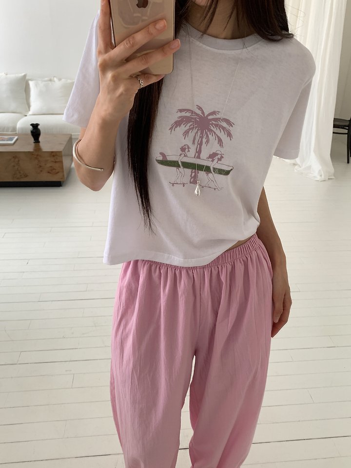 Vive L - Korean Women Fashion - #restrostyle - Surfing Tee - 2