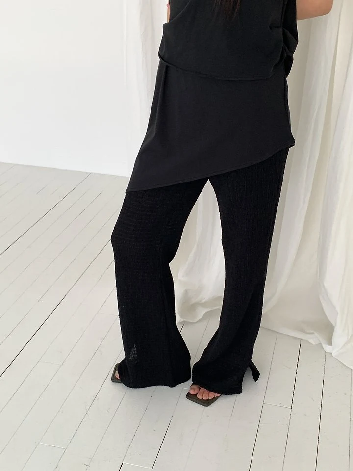 Vive L - Korean Women Fashion - #romanticstyle - Pleated Leggings - 5