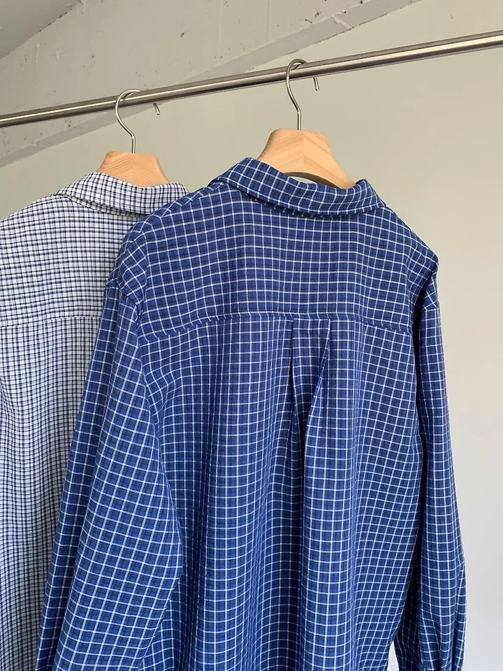 Vive L - Korean Women Fashion - #restrostyle - Salty Check Shirt - 4
