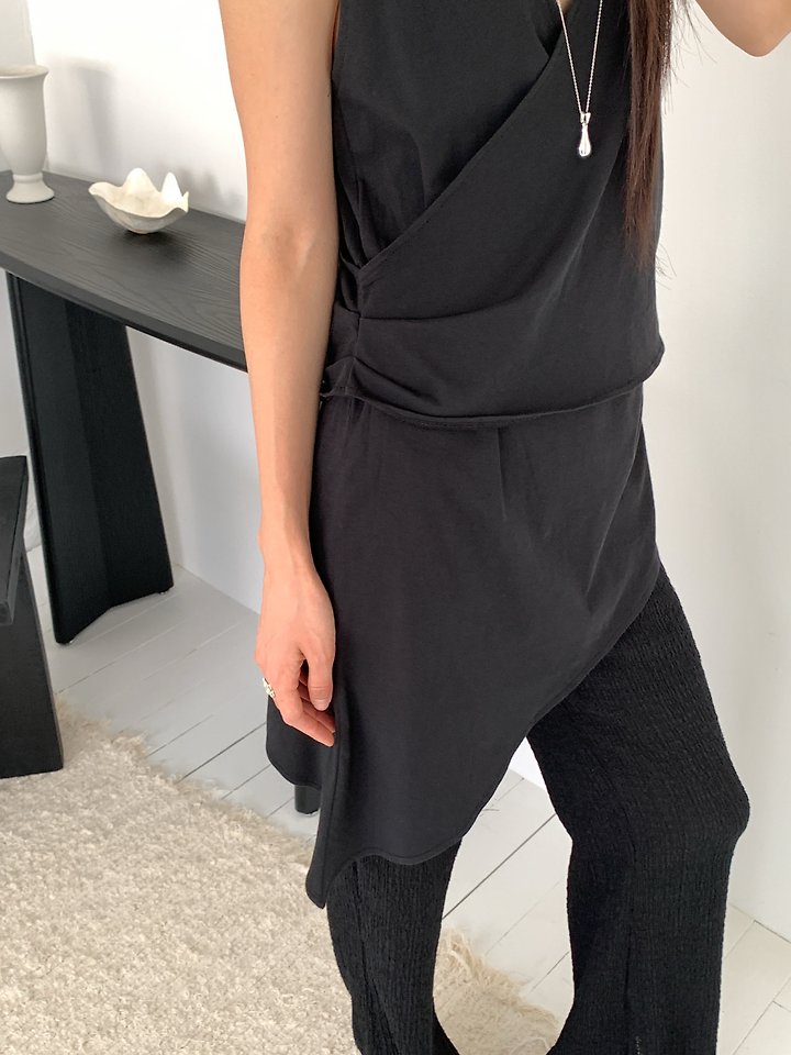 Vive L - Korean Women Fashion - #thatsdarling - Anne Double-Layer Sleeveless Top - 6