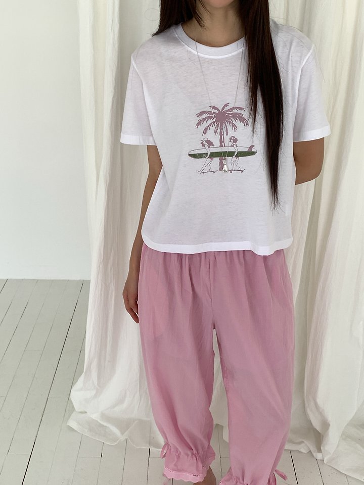 Vive L - Korean Women Fashion - #thatsdarling - Surfing Tee - 5