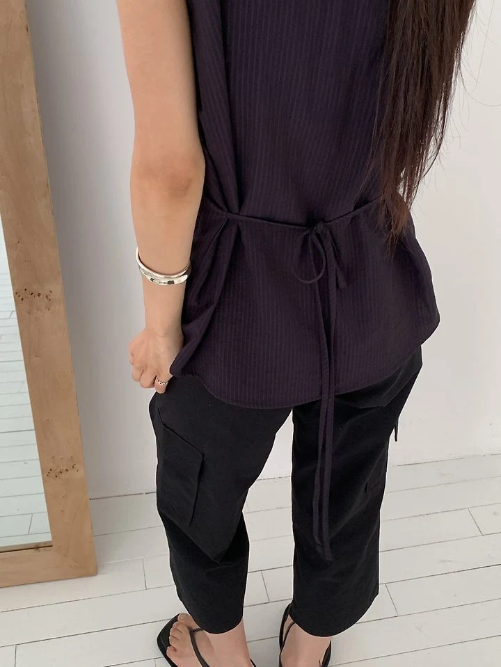 Vive L - Korean Women Fashion - #thelittlethings - Tunnel Sleeveless Blouse - 9
