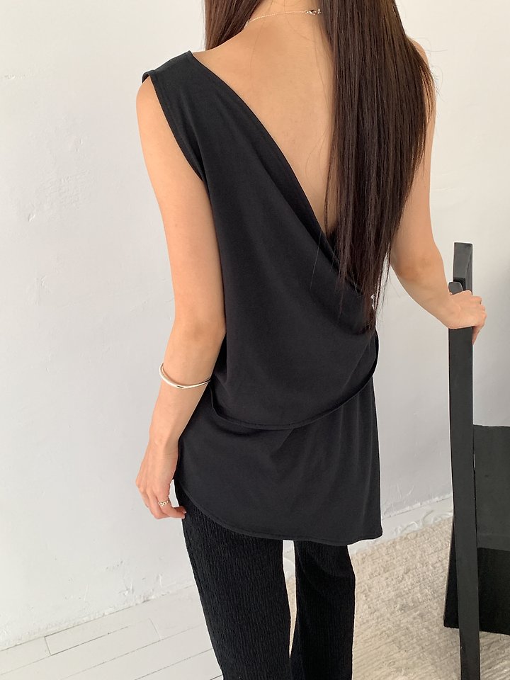 Vive L - Korean Women Fashion - #thelittlethings - Anne Double-Layer Sleeveless Top - 7