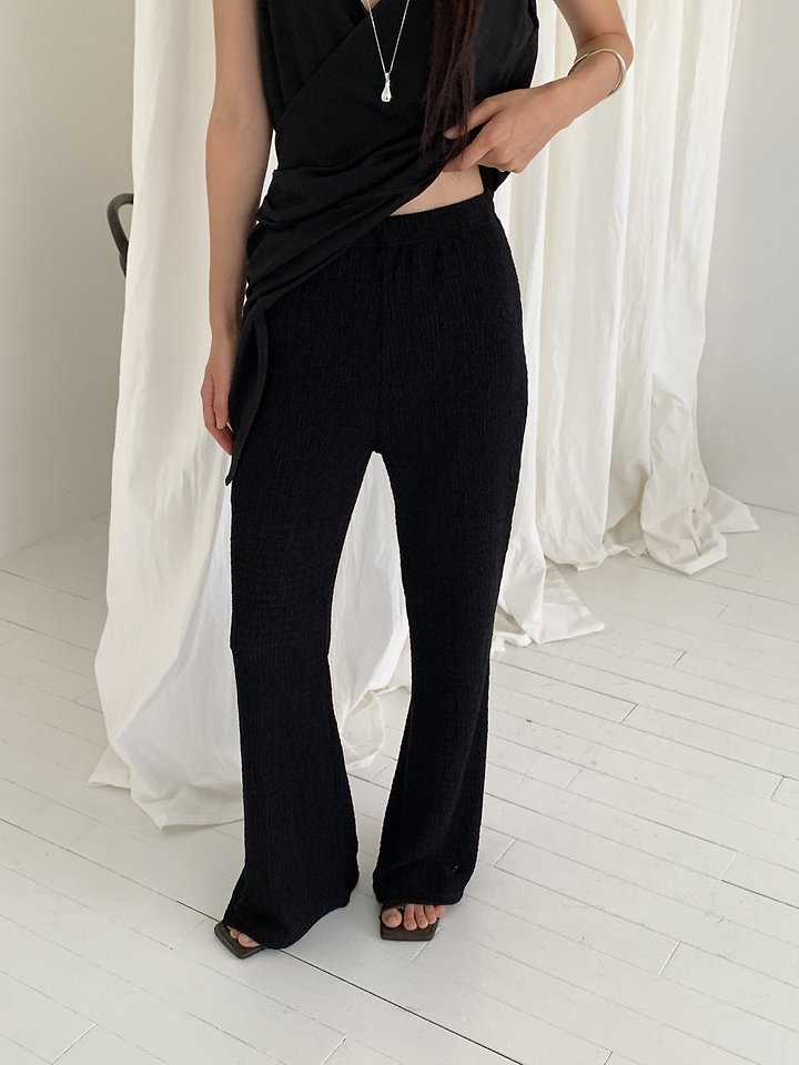 Vive L - Korean Women Fashion - #vintagekidsstyle - Pleated Leggings - 2