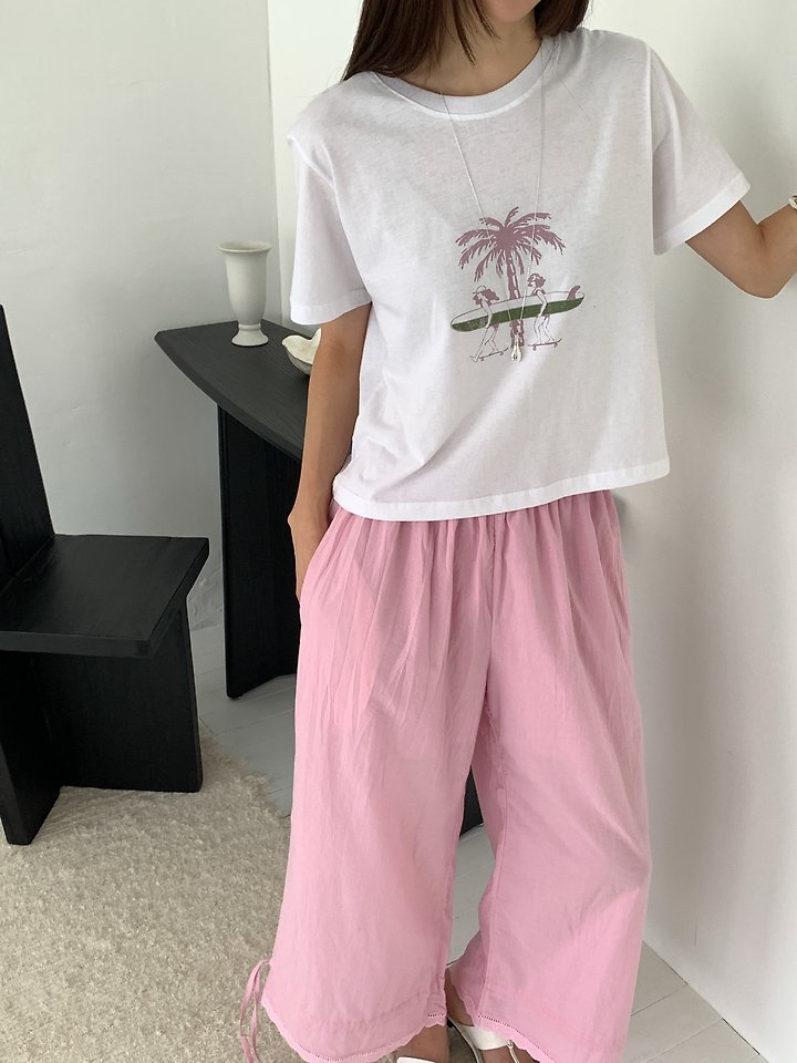 Vive L - Korean Women Fashion - #womensfashion - Surfing Tee - 8