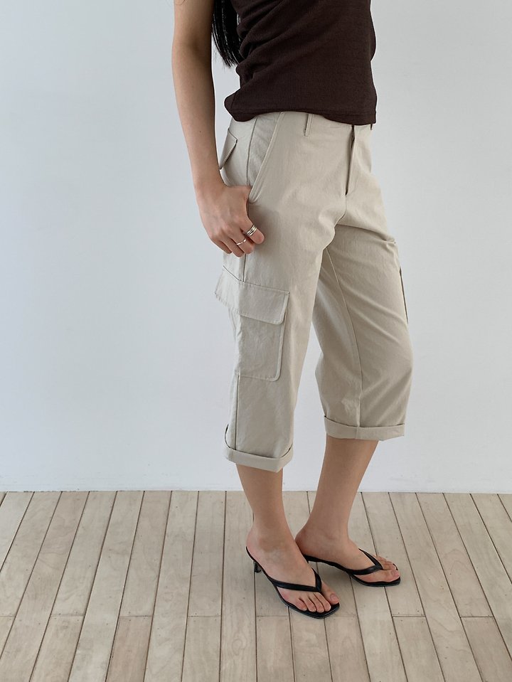 Vive L - Korean Women Fashion - #womensfashion - Capri Pants - 7