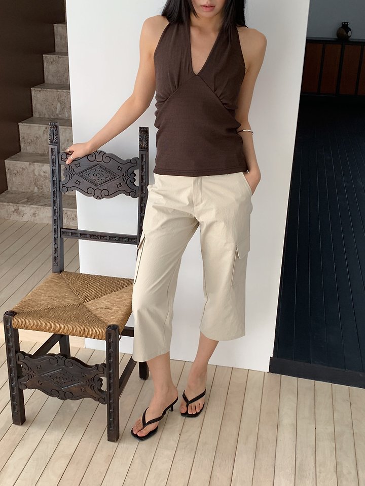 Vive L - Korean Women Fashion - #womensfashion - Capri Pants - 9