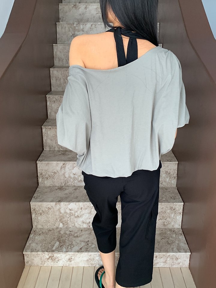 Vive L - Korean Women Fashion - #momslook - Wing Puff Tee - 4