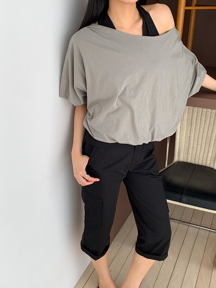Vive L - Korean Women Fashion - #womensfashion - Wing Puff Tee - 6