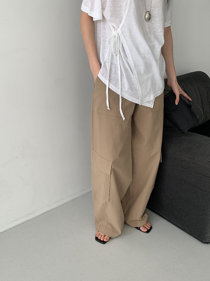 Vive L - Korean Women Fashion - #womensfashion - Yogurt Wrap Tee - 10