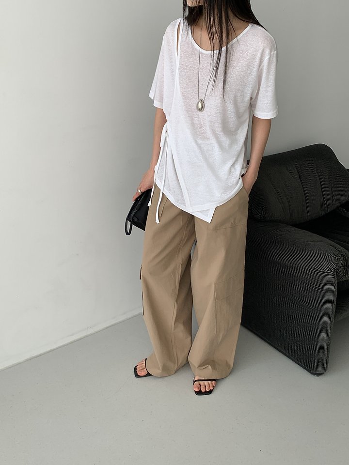Vive L - Korean Women Fashion - #womensfashion - Multi Cargo Pants - 8