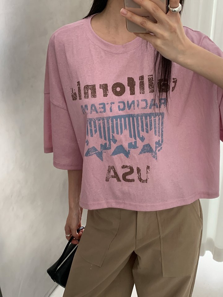 Vive L - Korean Women Fashion - #womensfashion - Star Graphic Tee - 5