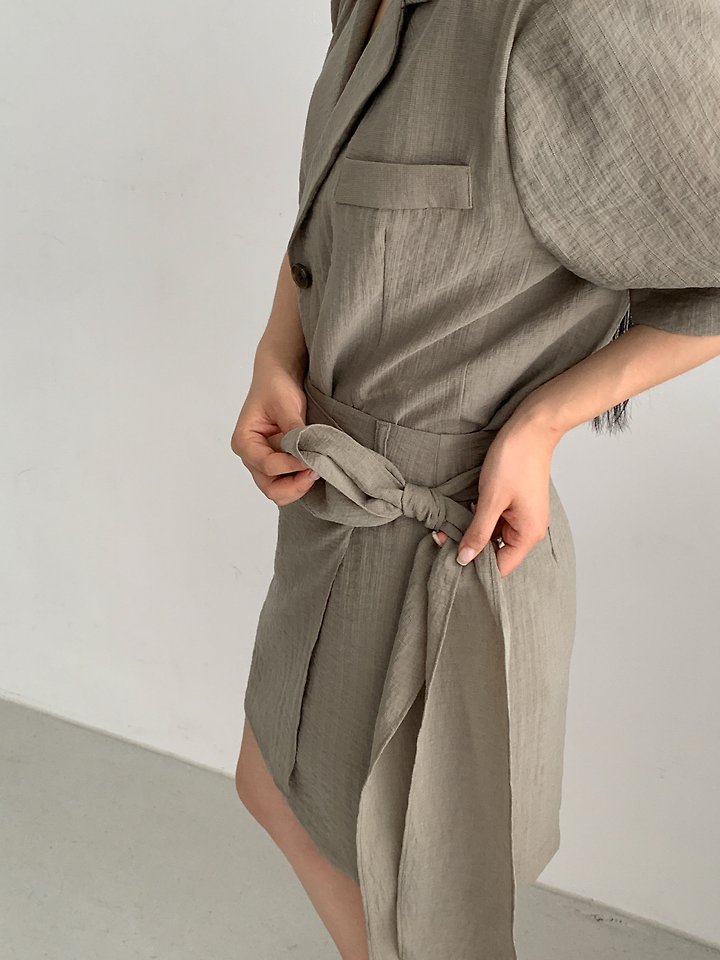 Vive L - Korean Women Fashion - #womensfashion - Belt Ribbon Skirt - 5