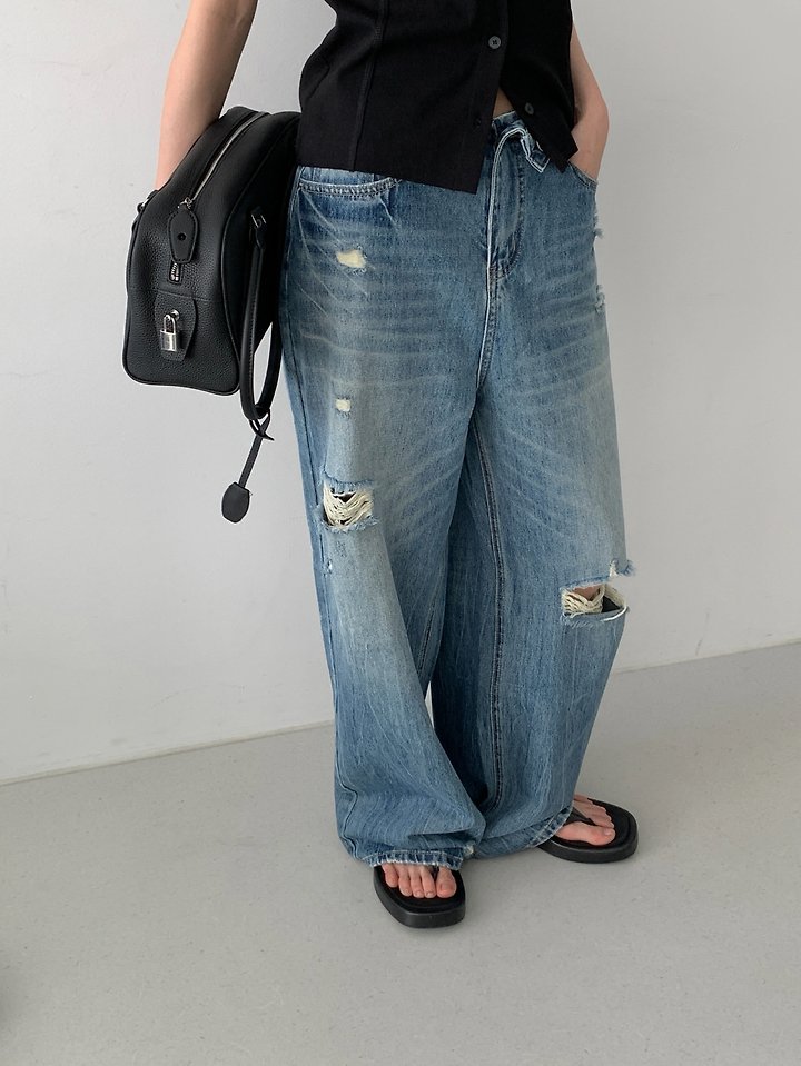 Vive L - Korean Women Fashion - #womensfashion - Summer Hot Denim - 6