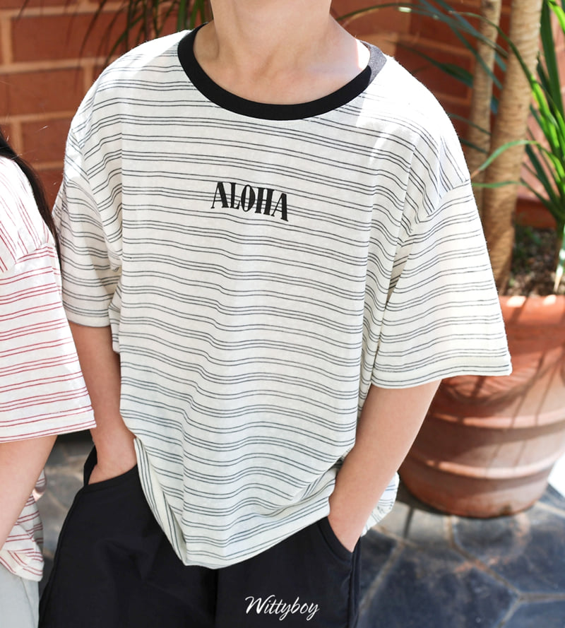 Witty Boy - Korean Children Fashion - #kidzfashiontrend - Aloha Tee - 4