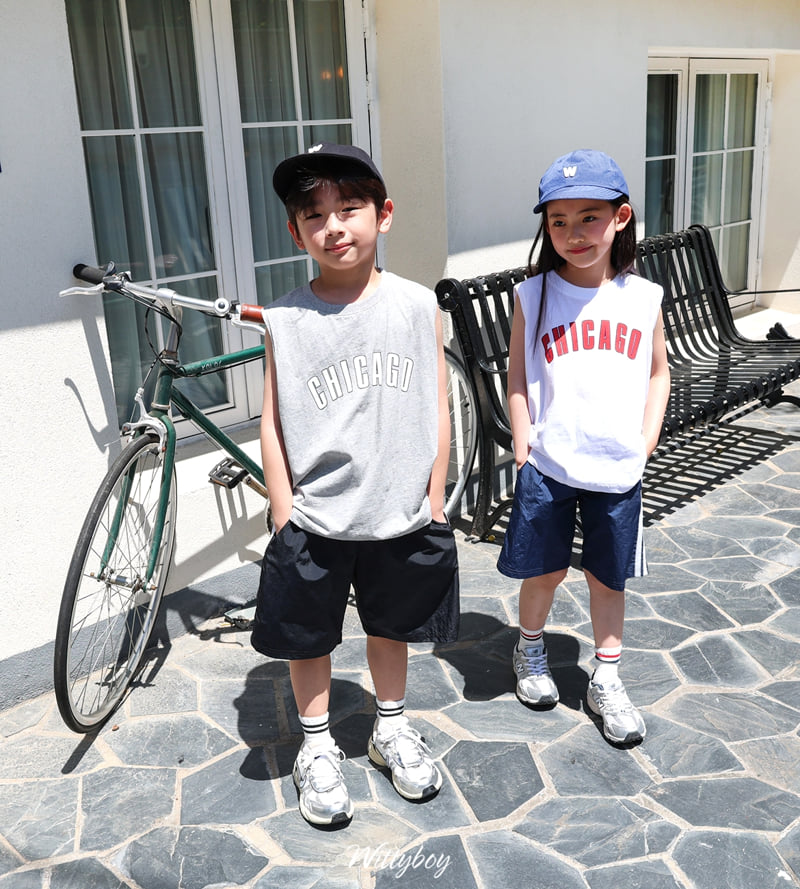 Witty Boy - Korean Children Fashion - #Kfashion4kids - Chicago Sleeveless Top - 11