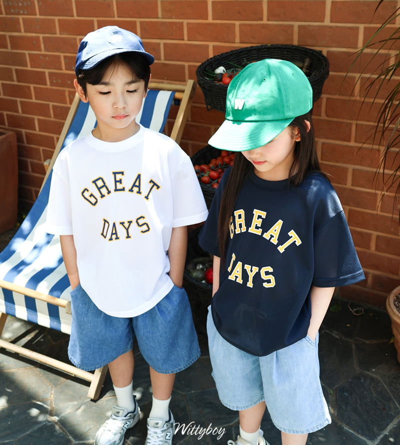 Witty Boy - Korean Children Fashion - #childofig - Great Mesh Tee
